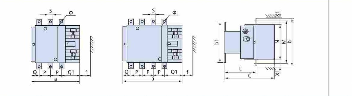 MLC1-330 external dimensions