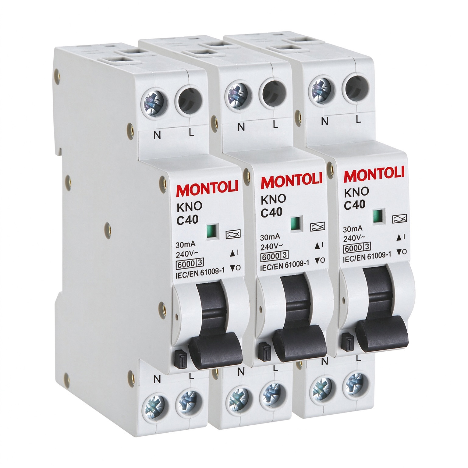 Aolec KNO 6kA RCBO 双向剩余电流断路器