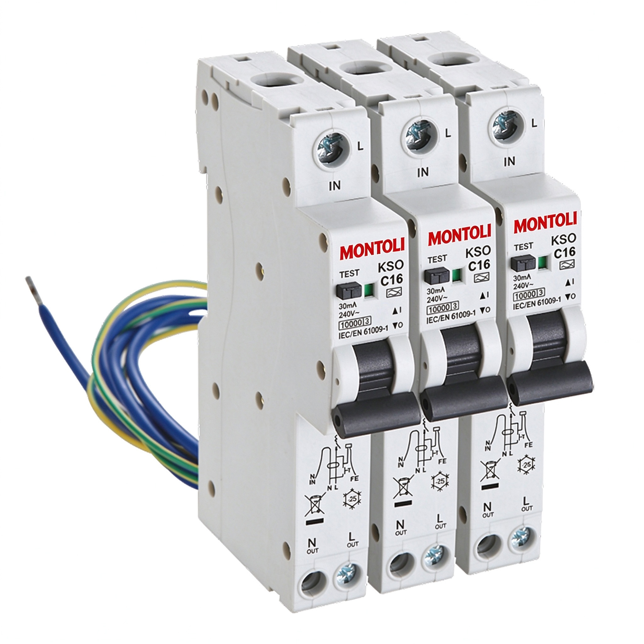 Aolec KSO 10KA RCBO 双向剩余电流断路器